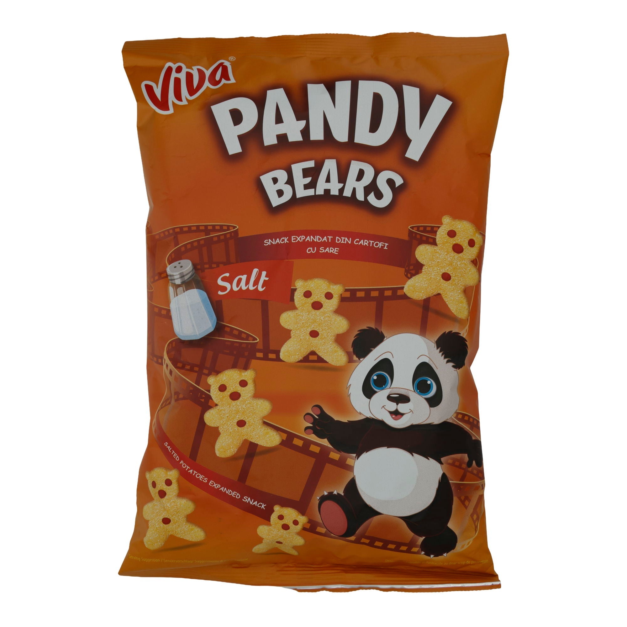 Pandy Bears Viva | Salz Snack | Aus expandierten Kartoffeln | 80 g VIVA